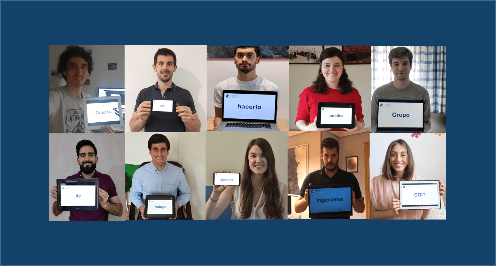 foto grupo jovenes azul 2